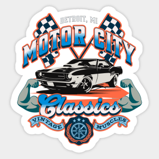 Motor City Classics Sticker